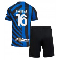 Inter Milan Davide Frattesi #16 Replica Home Minikit 2024-25 Short Sleeve (+ pants)